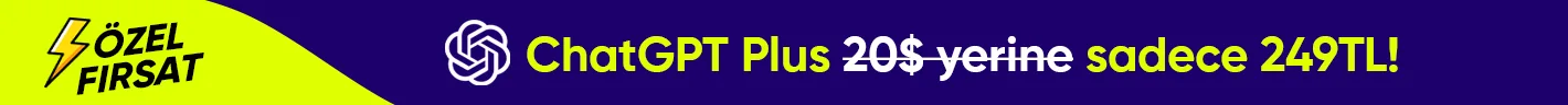 ChatGPT Plus - 30 Günlük (OpenAI) 1 ChatGPT Plus Lisans